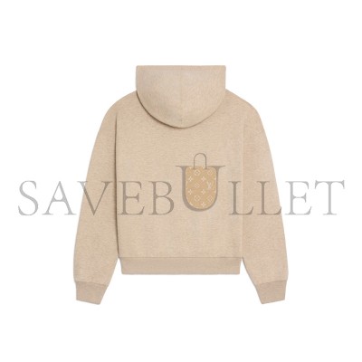 CELINE ZIPPED BLASON HOODIE IN CASHMERE COTTON RY0FL450I.FYX9 CELINE ZIPPED BLASON HOODIE IN CASHMERE COTTON RY0FL450I.FYX9